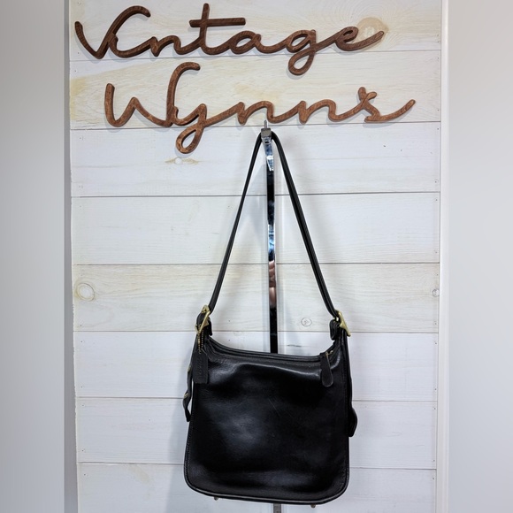 COACH Legacy Zip Bag Vintage 9966 Black Glove-Tanned Leather Made in USA 2001 - Picture 3 of 14